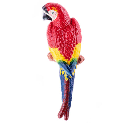 Cast iron wall figure parrot | Handcrafted Cast Iron Decor