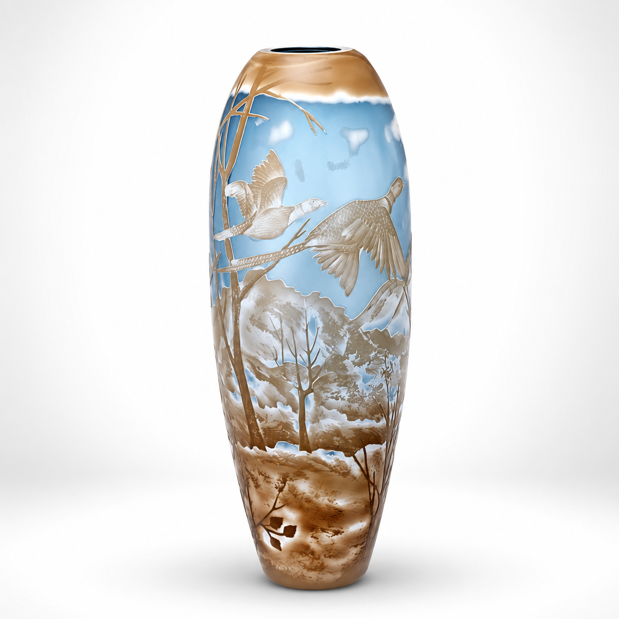 Vase Winter Landscape | Vases & Bowls | Home Decor | Handcrafted
