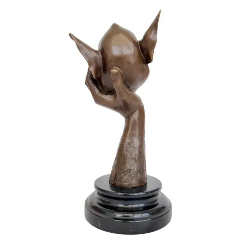 Goblin head resting on head | Mythology & Deity Sculptures