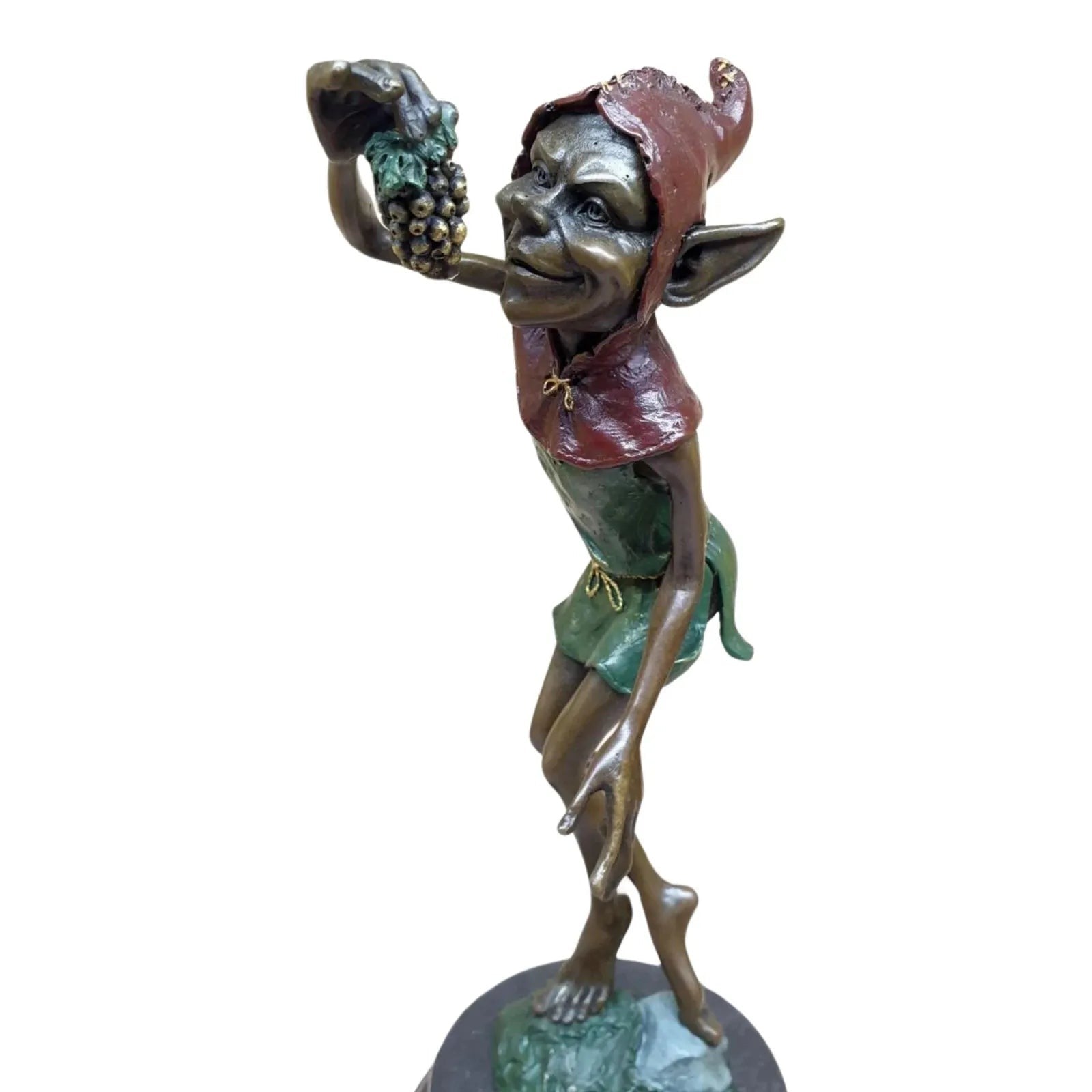 Goblin with Grapes | Mythology & Deity Sculptures | Home Decor