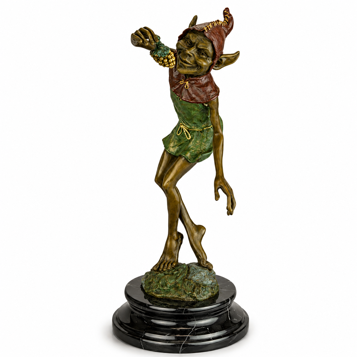 Goblin with Grapes | Mythology & Deity Sculptures | Home Decor