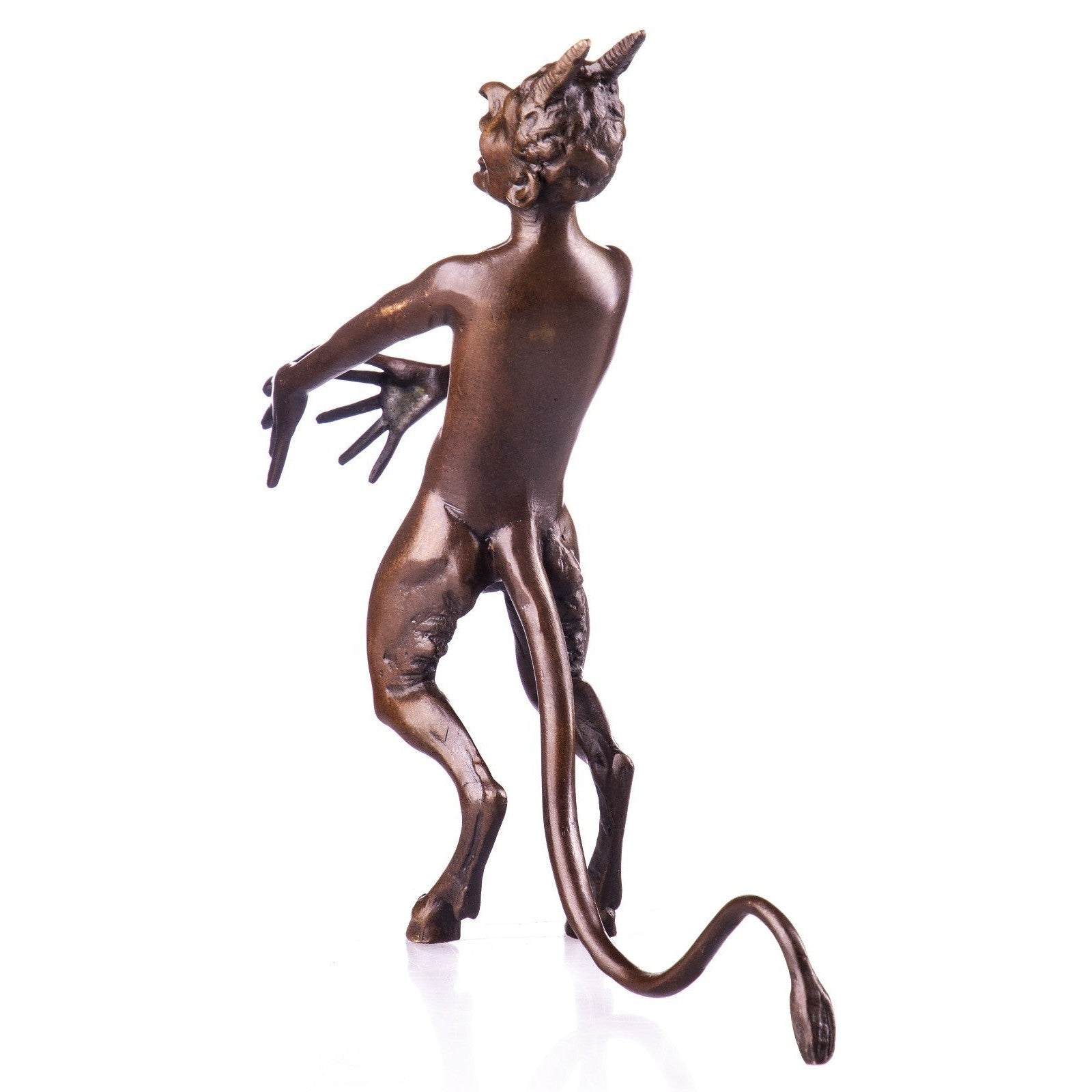 Grotesque Satyr by Franz von Stuck Erotic Bronze Fantasy Sculpture