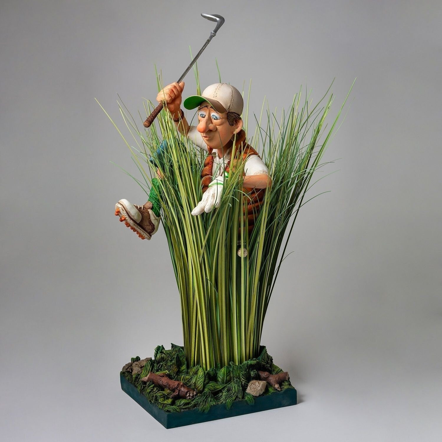Guillermo Forchino The Golfer Figurine FO85554 – Comic Art Sculpture –