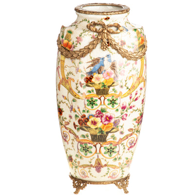 Porcelain Vase with Bronze Mounts – Tall (Style B)