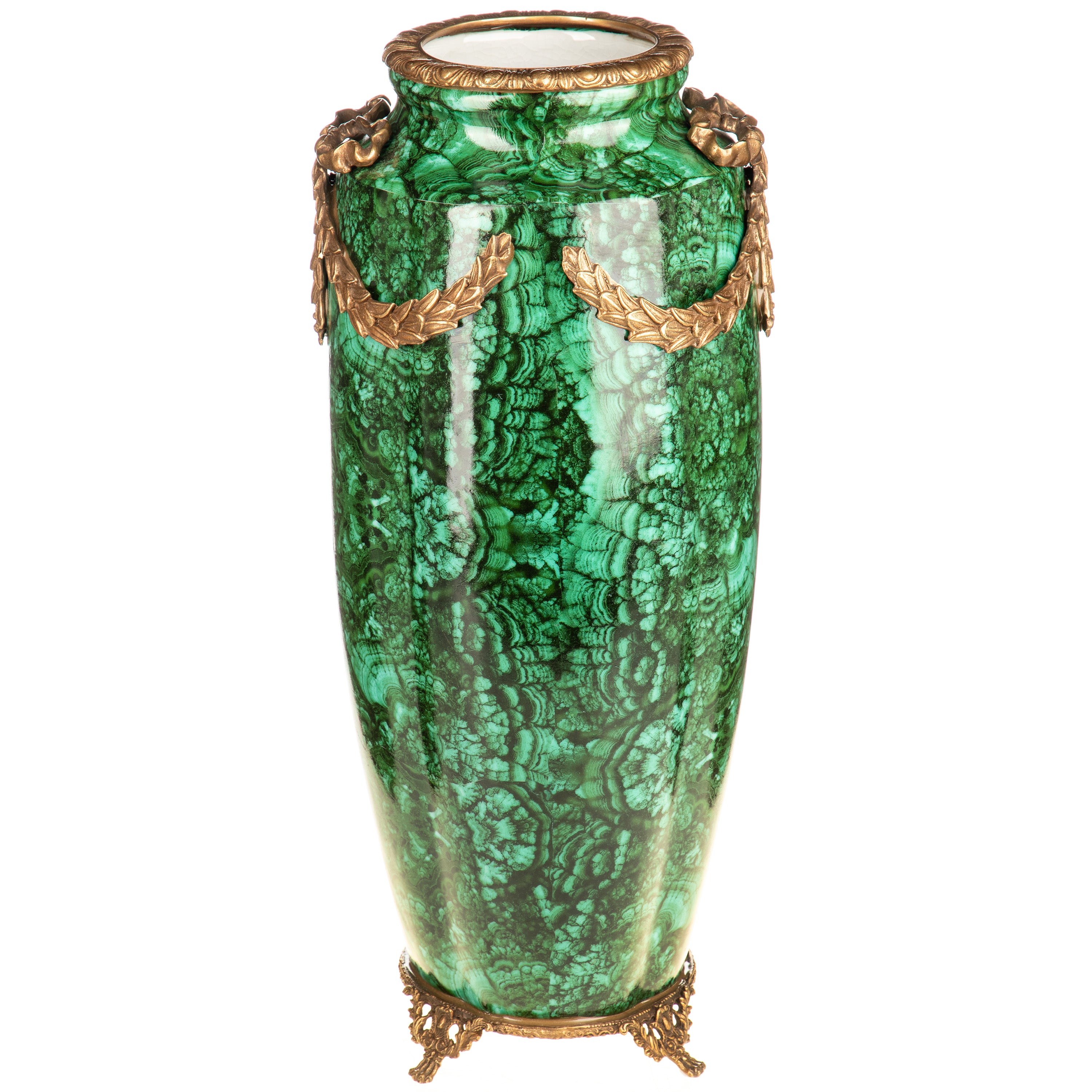 Porcelain Vase with Bronze Mounts – Tall – view 2