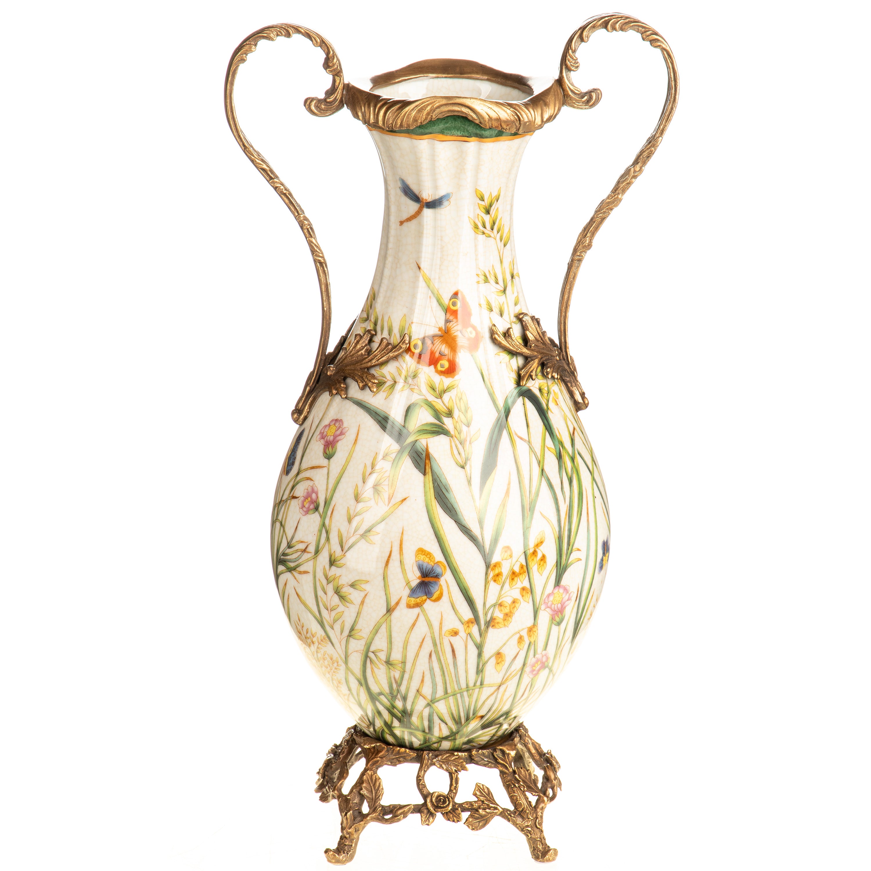 Porcelain Vase with Bronze Mounts