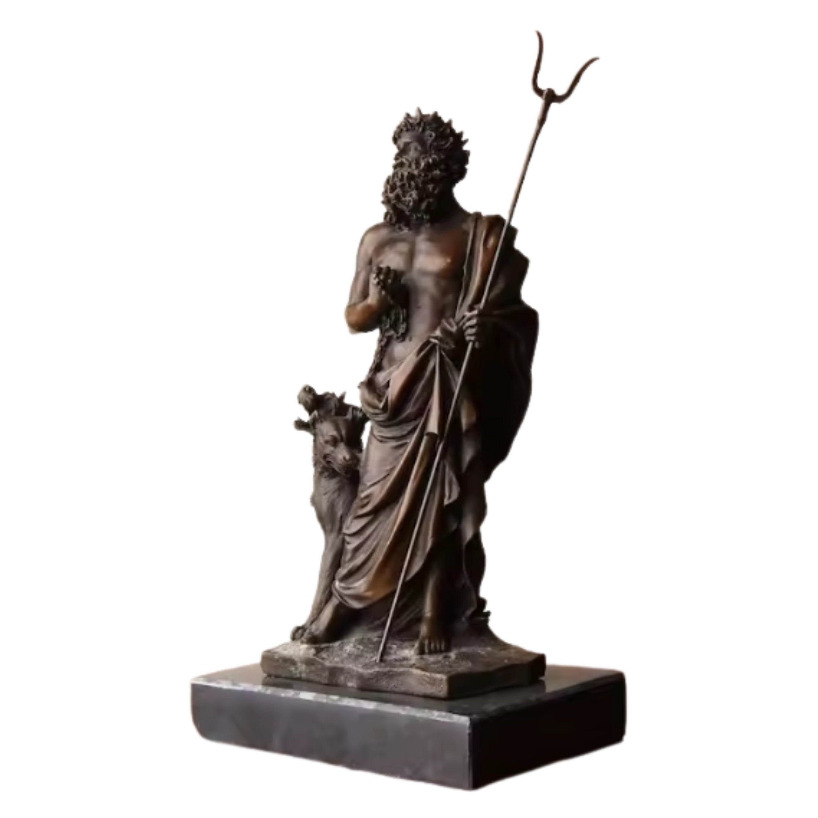 Hades and Cerberus | Mythology & Deity Sculptures | Home Decor