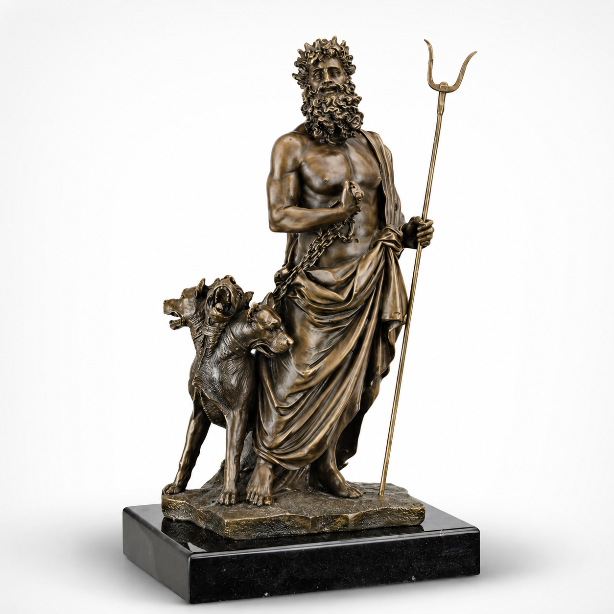 Hades and Cerberus | Mythology & Deity Sculptures | Home Decor