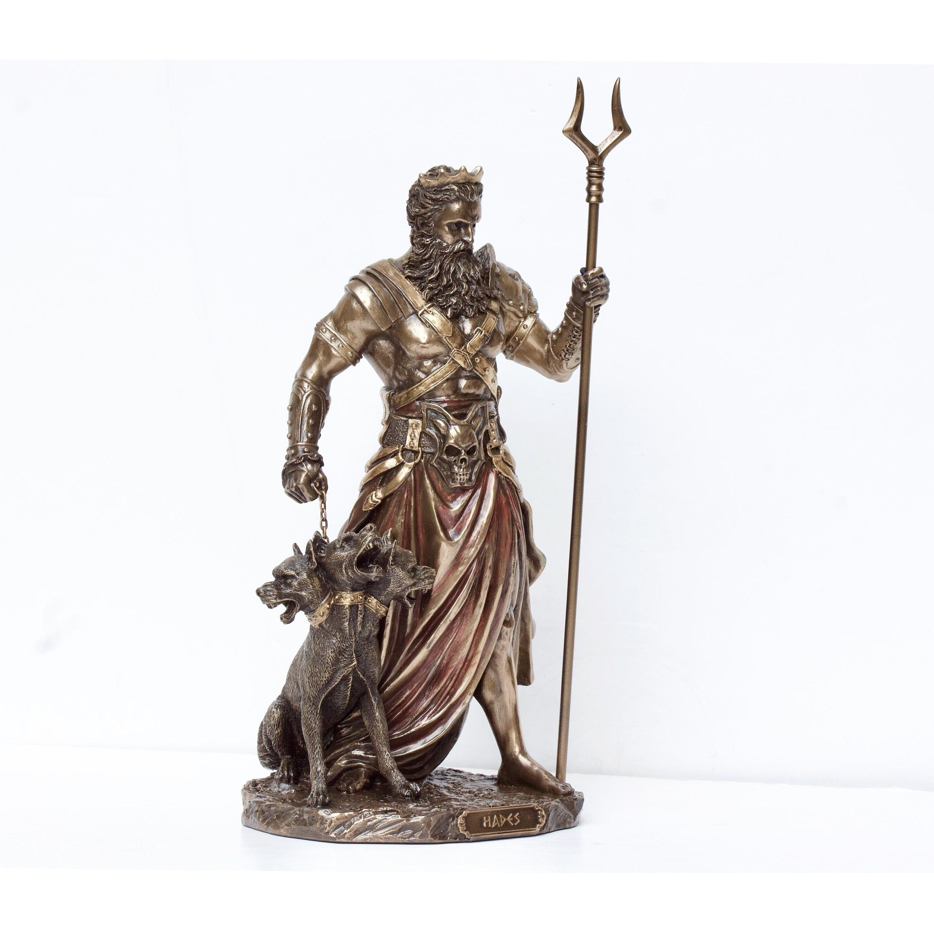 Hades with Cerberus | Mythology & Deity Sculptures | Home Decor