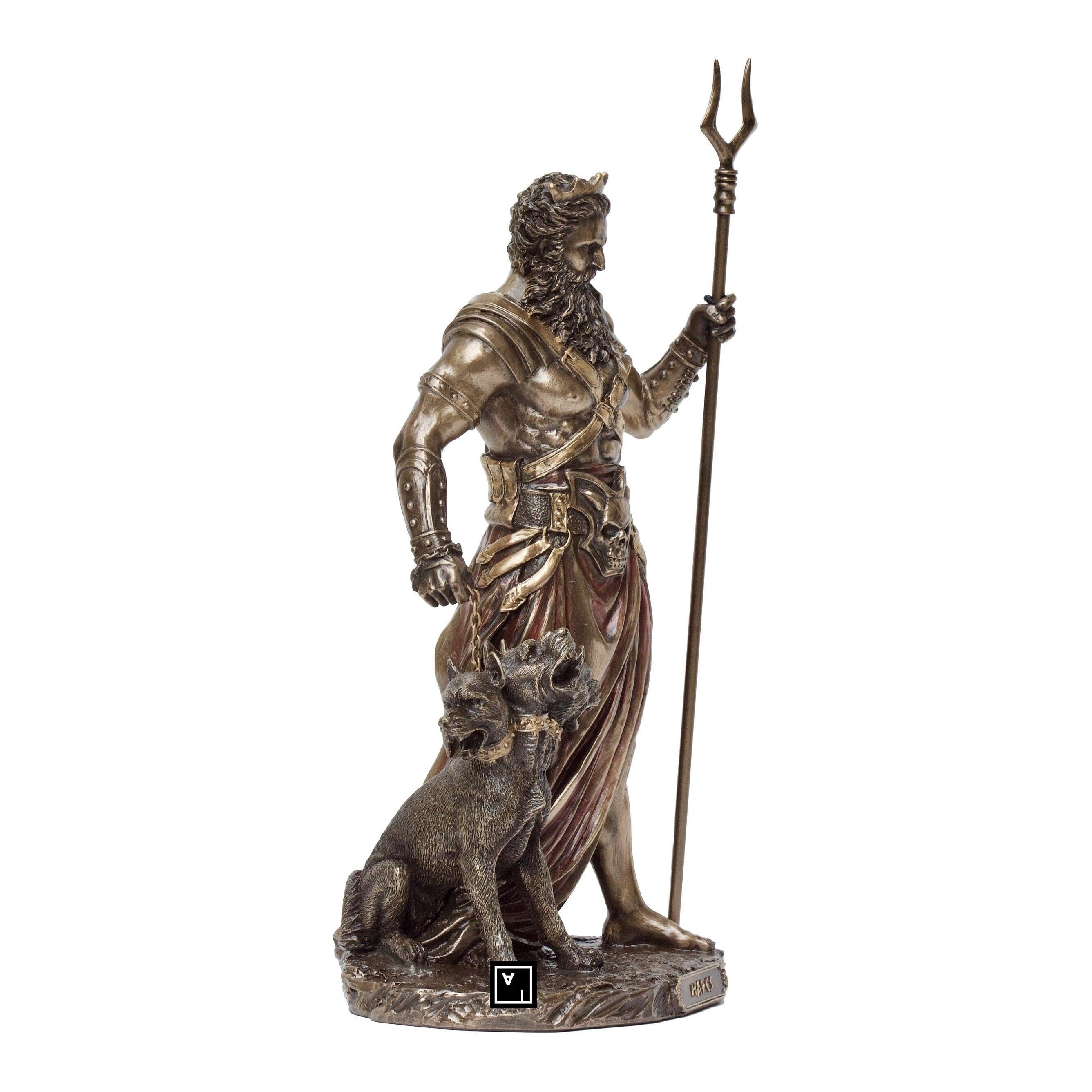 Hades with Cerberus | Mythology & Deity Sculptures | Home Decor