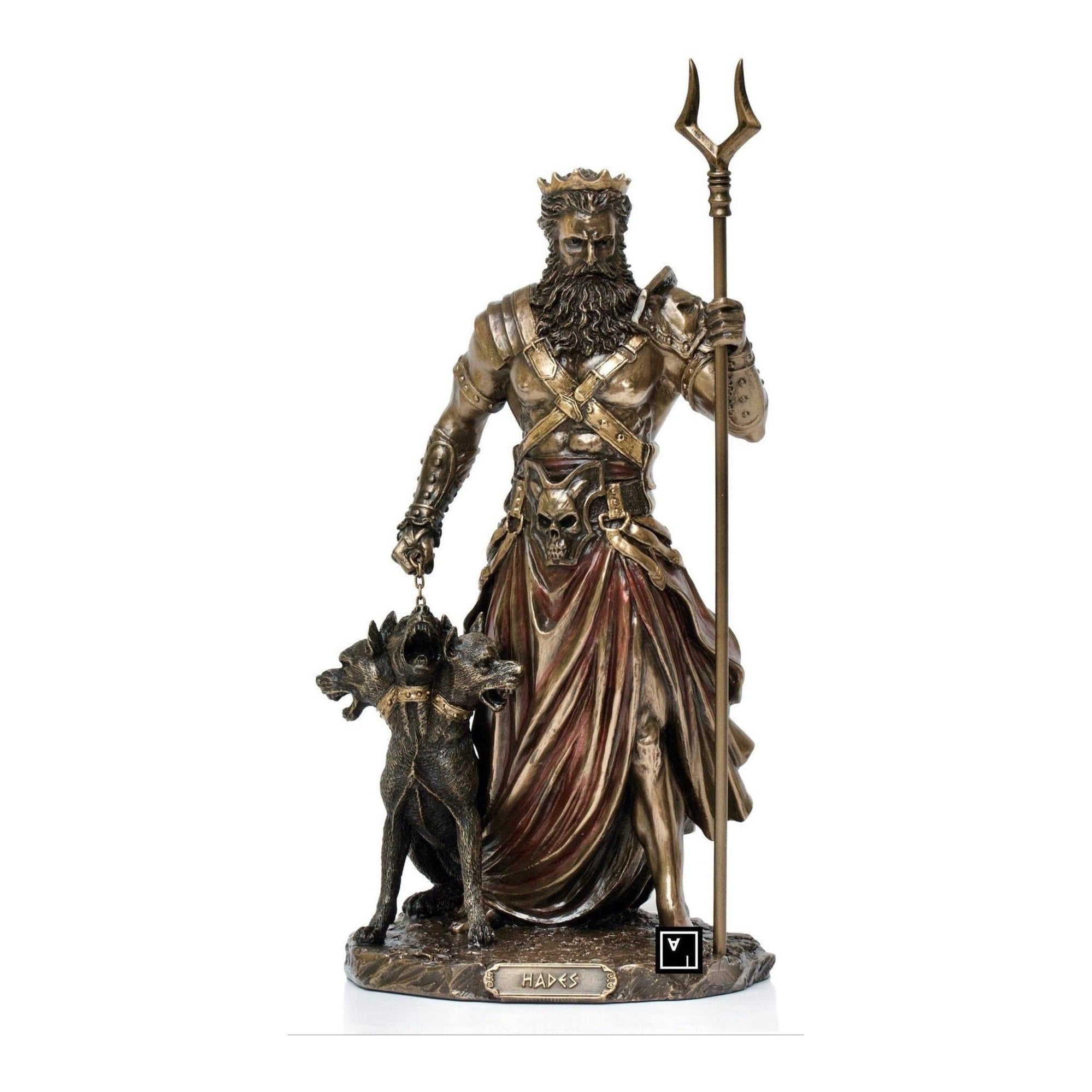 Hades with Cerberus | Mythology & Deity Sculptures | Home Decor