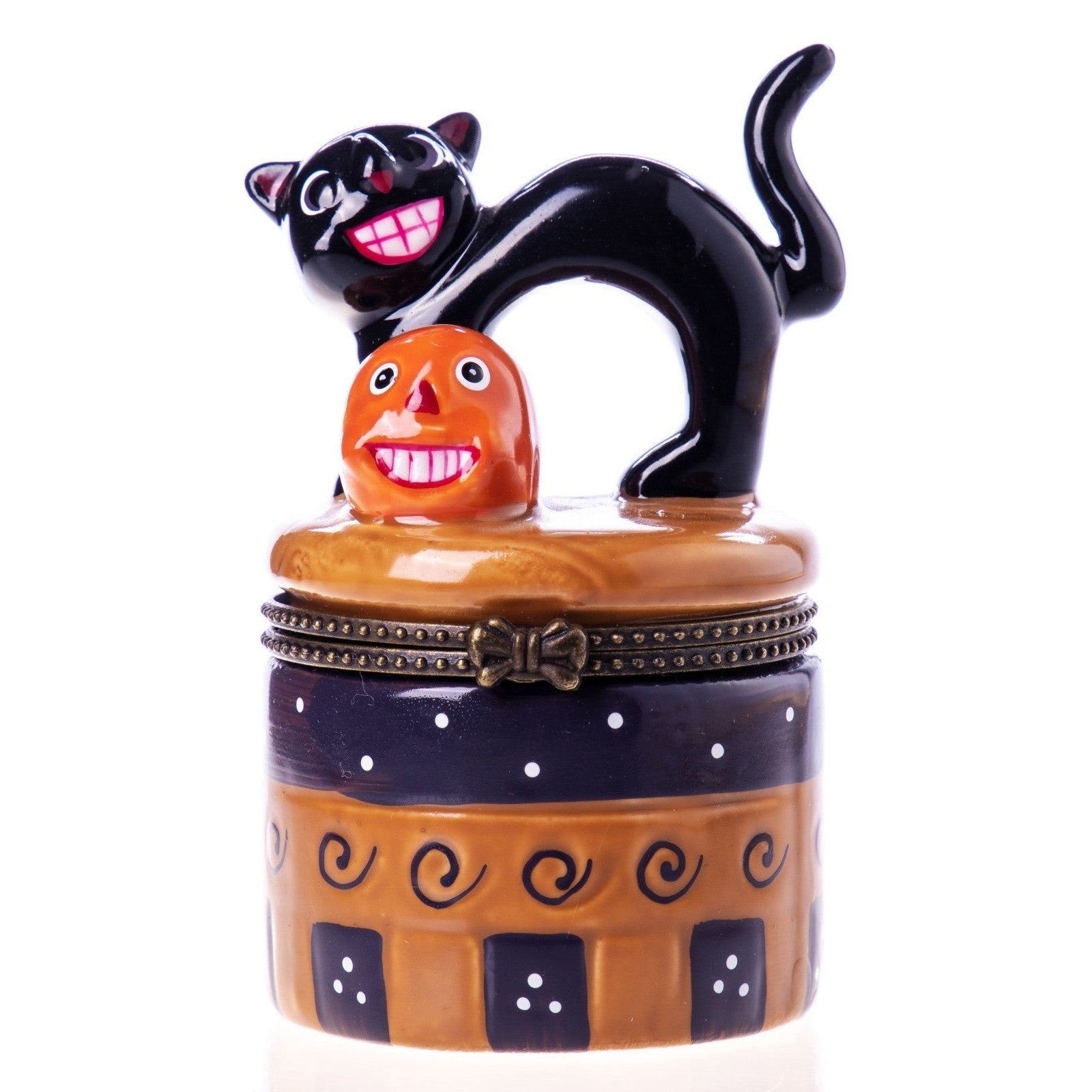 Halloween Ceramic Trinket Box | Desk & Curio Accessories