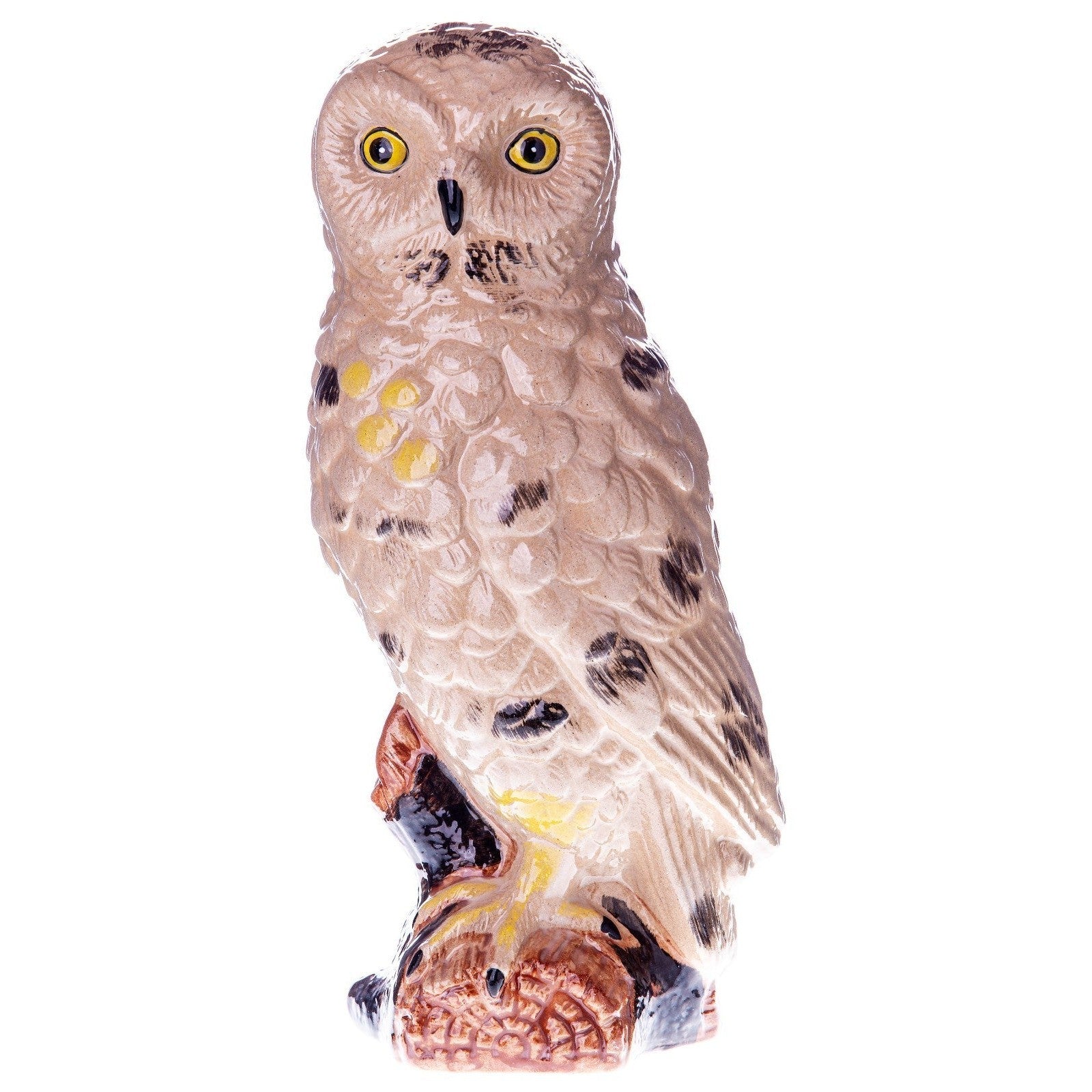 Hand Painted Ceramic Owl Figurine | Animal Sculptures | Home Decor