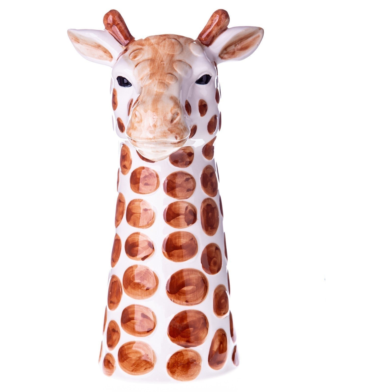 Hand-Painted Giraffe Bust Ceramic Sculpture | Busts | Home Decor