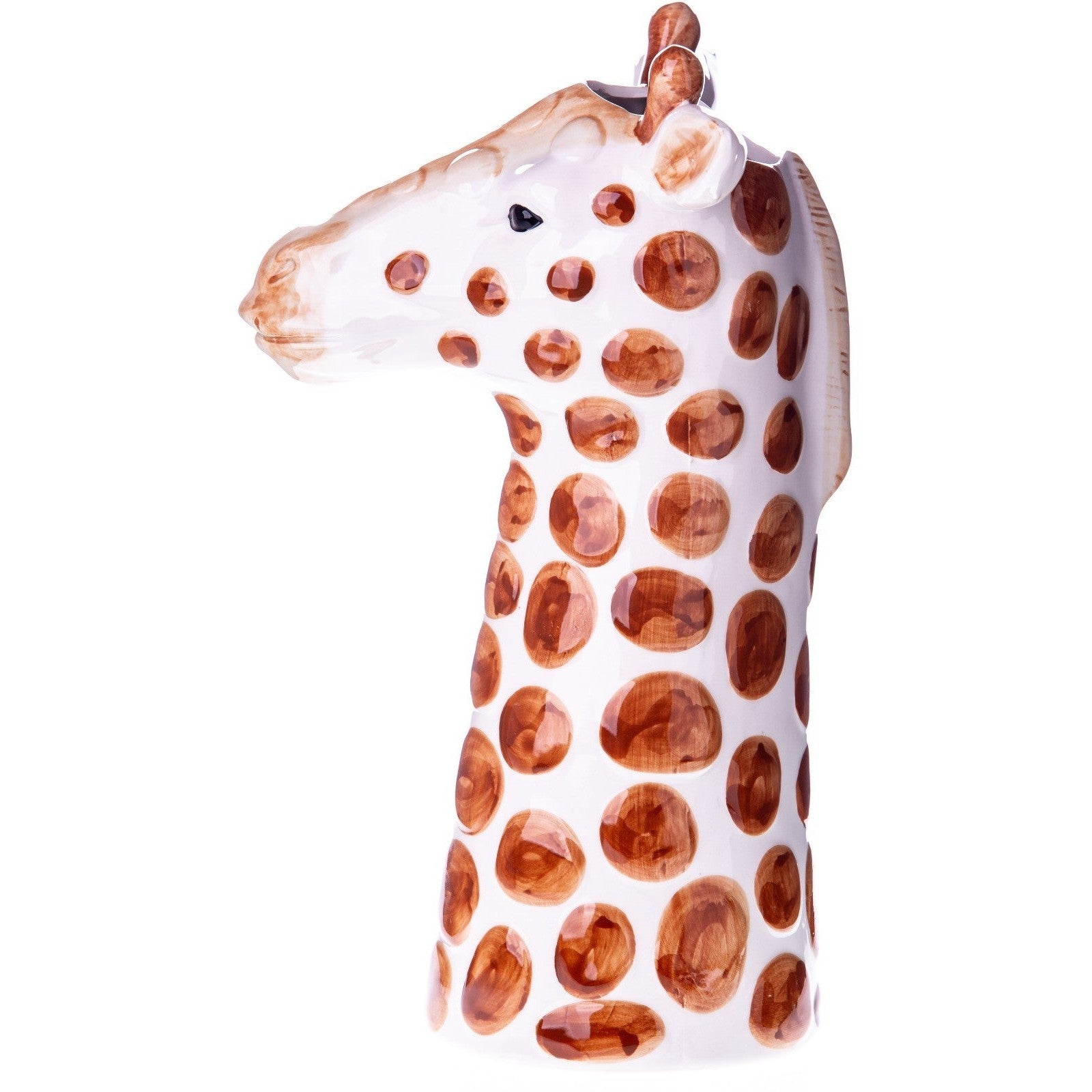 Hand-Painted Giraffe Bust Ceramic Sculpture | Busts | Home Decor