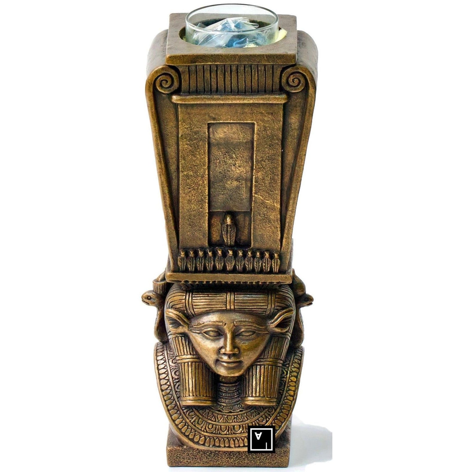 Hathor Column Candleholder | Lighting | Home Decor | Handcrafted
