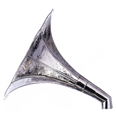 Vintage Gramophone Horn | Handcrafted Brass Decor