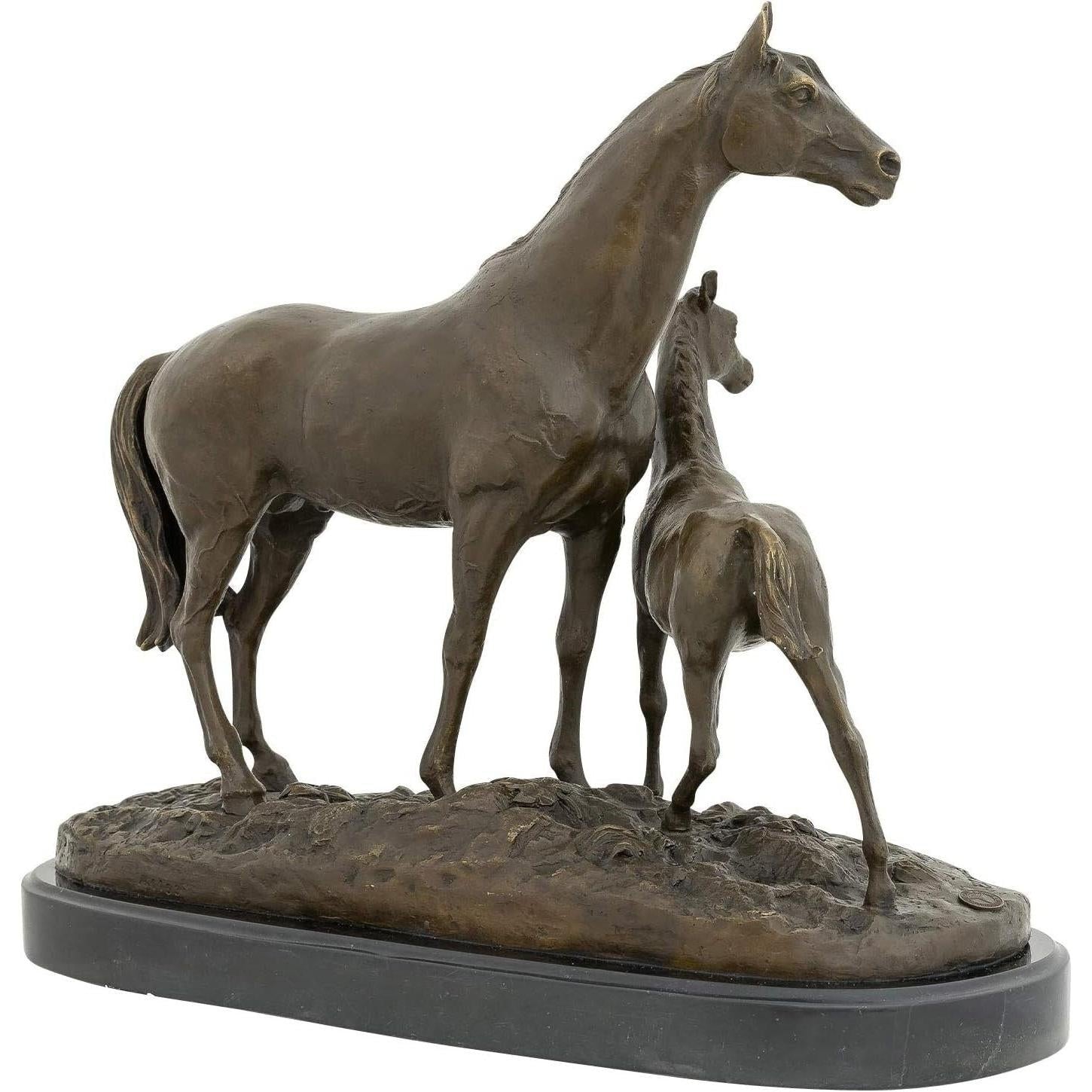 Horse and Colt | Animal Sculptures | Home Decor | Handcrafted
