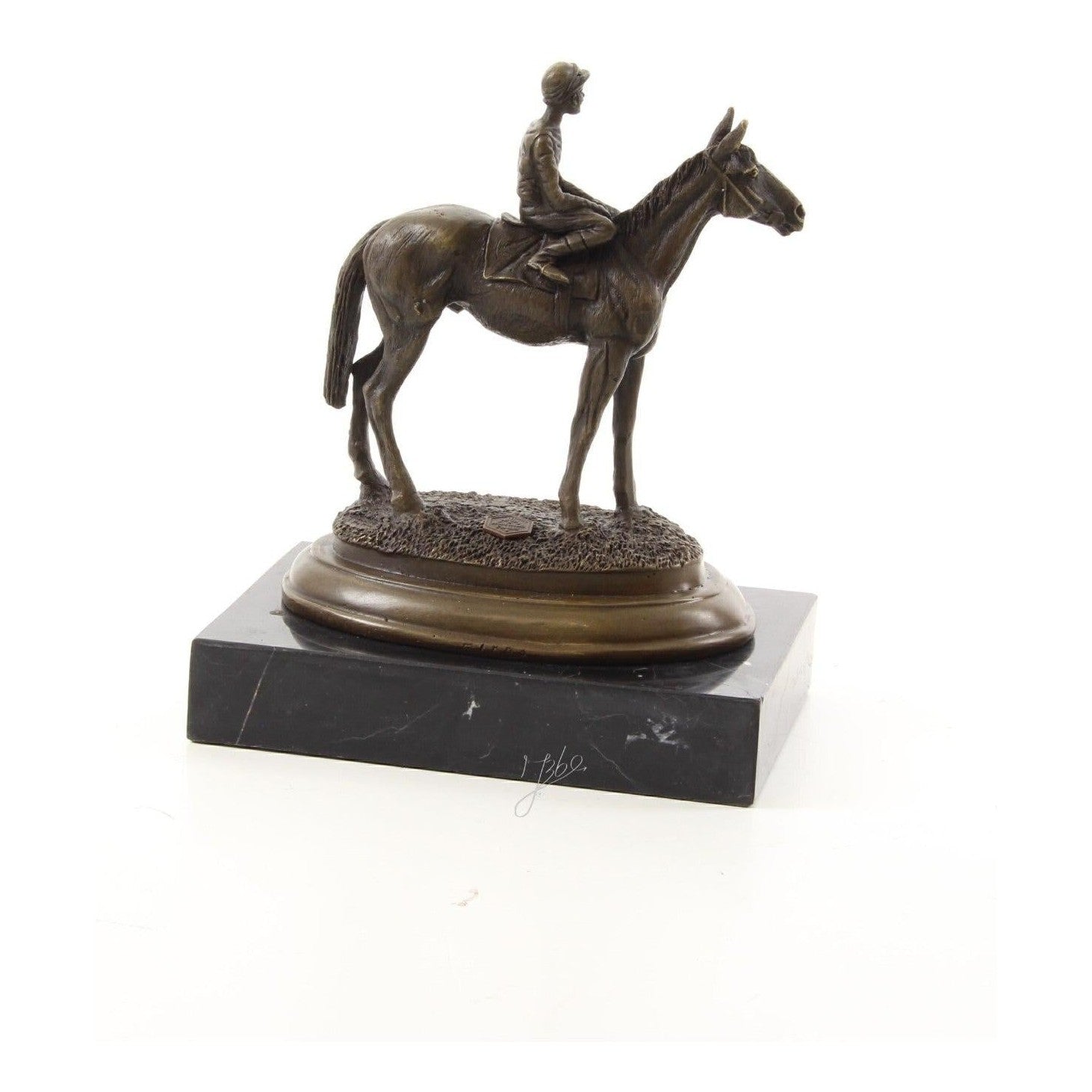 Horse and Rider | Animal Sculptures | Home Decor | Handcrafted