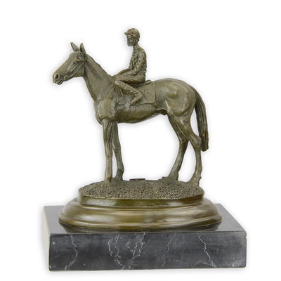 Horse and Rider | Animal Sculptures | Home Decor | Handcrafted