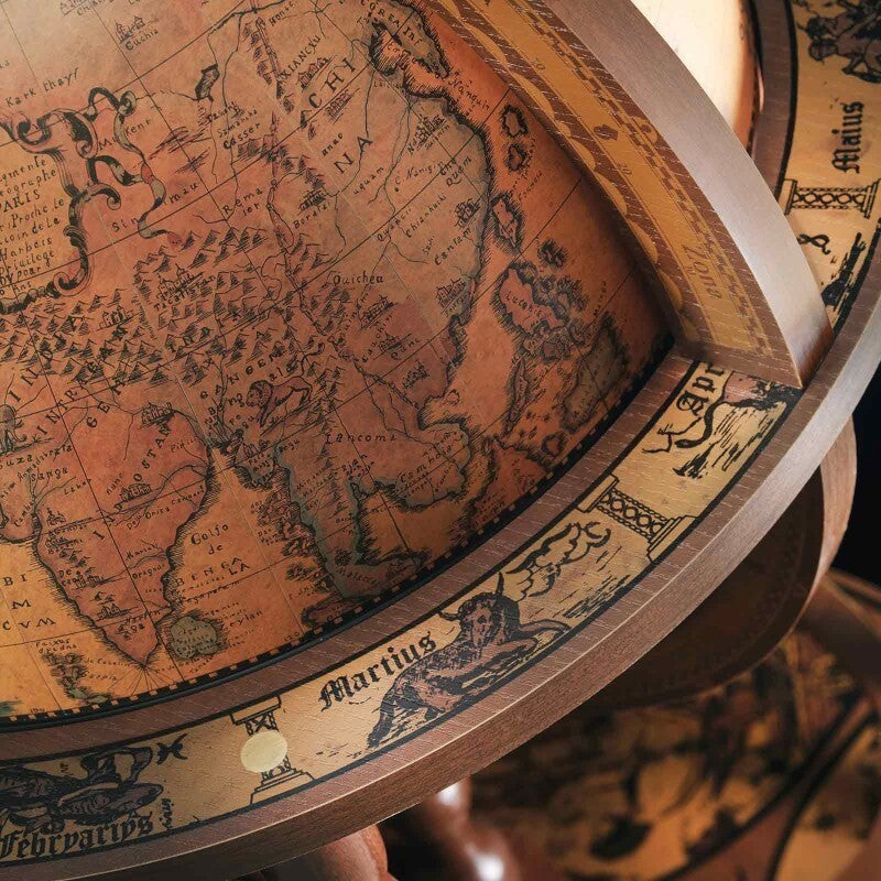 Italian Map Globe Opens into Drink Bar | Curios & Collectibles