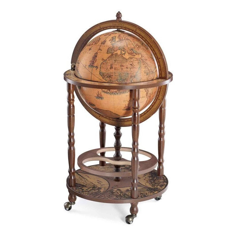 Italian Map Globe Opens into Drink Bar | Curios & Collectibles