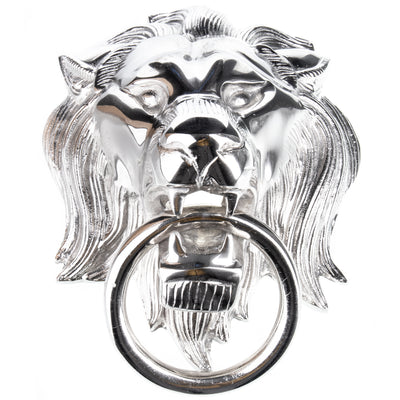 Lion Head Door Knocker | Handcrafted Aluminium Decor | Gift Idea