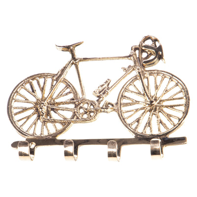Vintage Bicycle Wall Hook | Handcrafted Brass Decor