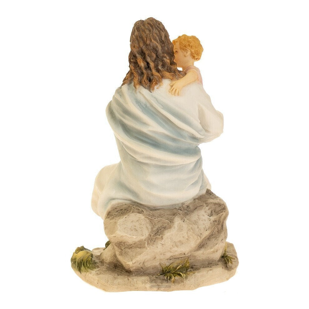 Jesus Holding Child | Mythology & Deity Sculptures | Home Decor