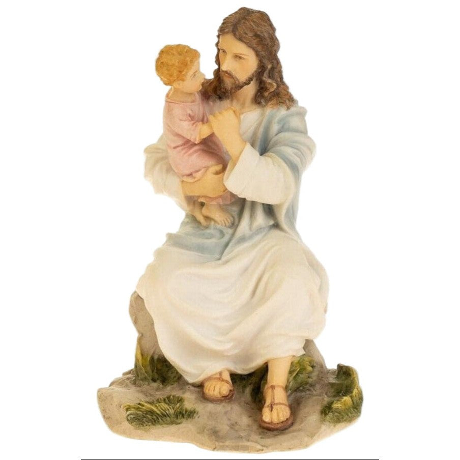 Jesus Holding Child | Mythology & Deity Sculptures | Home Decor