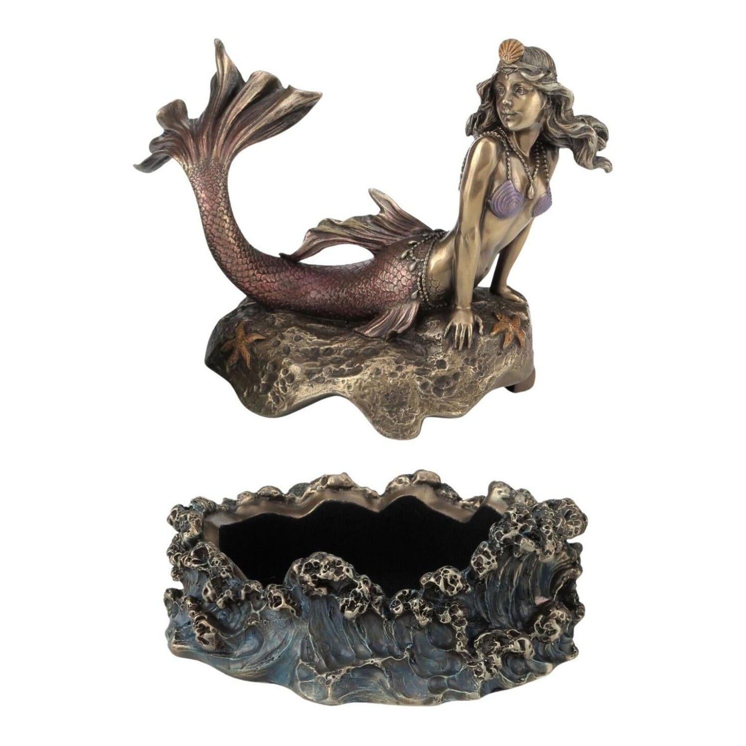 Jewelry Box with Mermaid | Desk & Curio Accessories | Home Decor