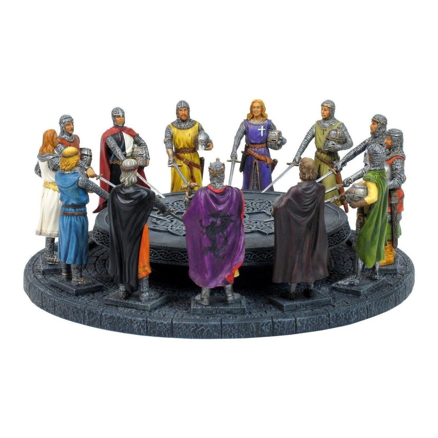 King Arthur with 12 Knights of the Round Table | Figurines & Statues