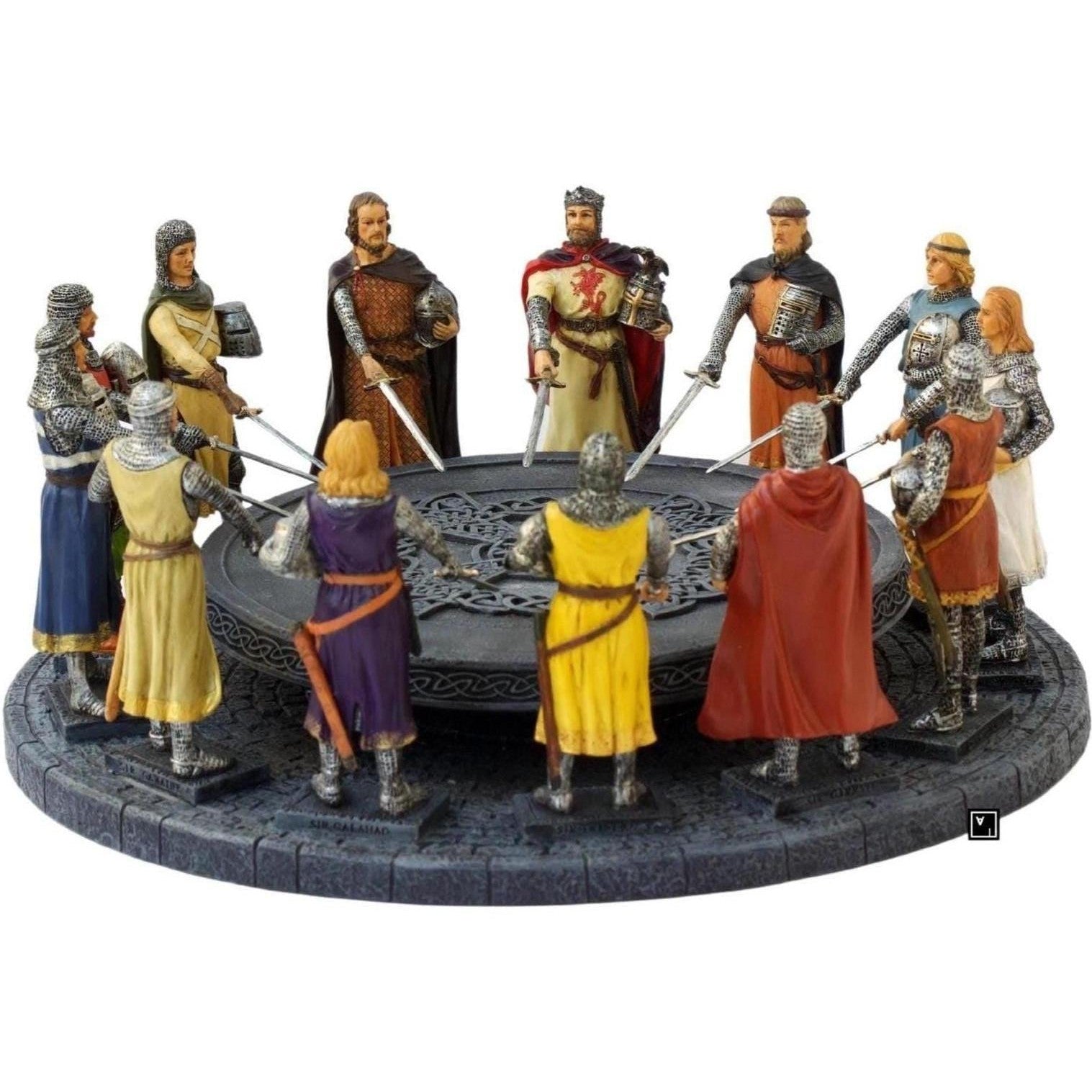 King Arthur with 12 Knights of the Round Table | Figurines & Statues