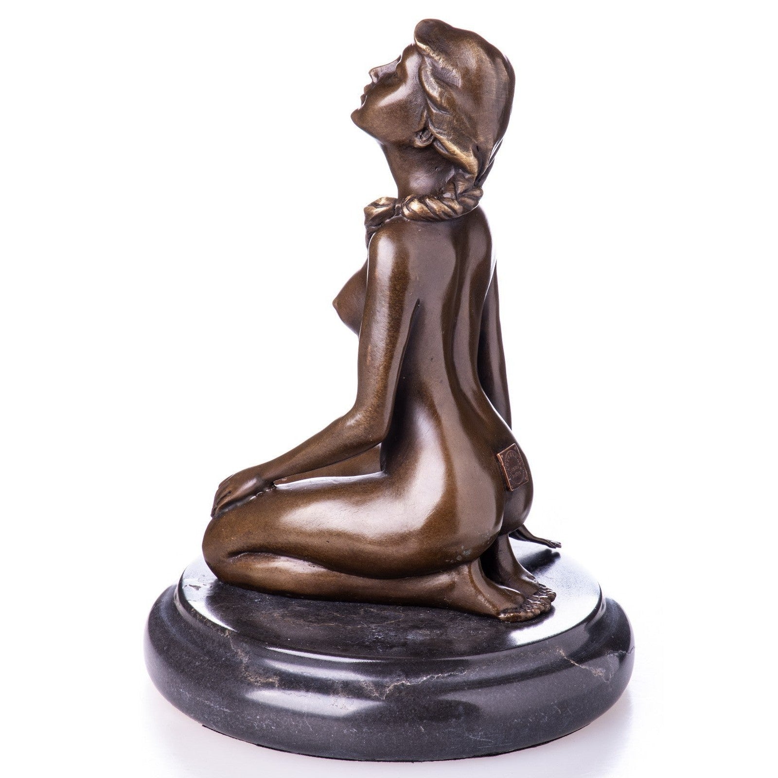Kneeling Nude Female Figure | Nude & Figurative Art | Home Decor