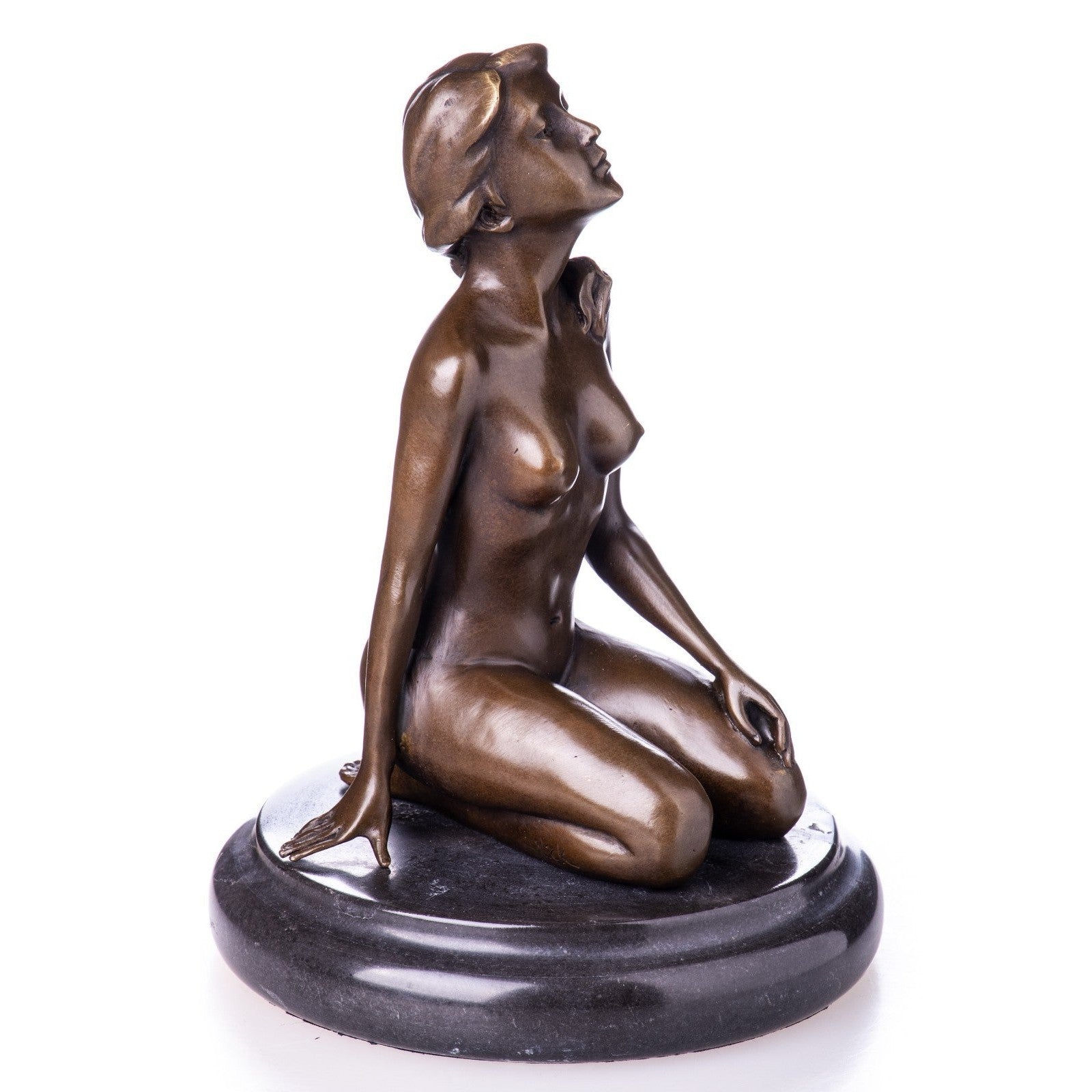 Kneeling Nude Female Figure | Nude & Figurative Art | Home Decor