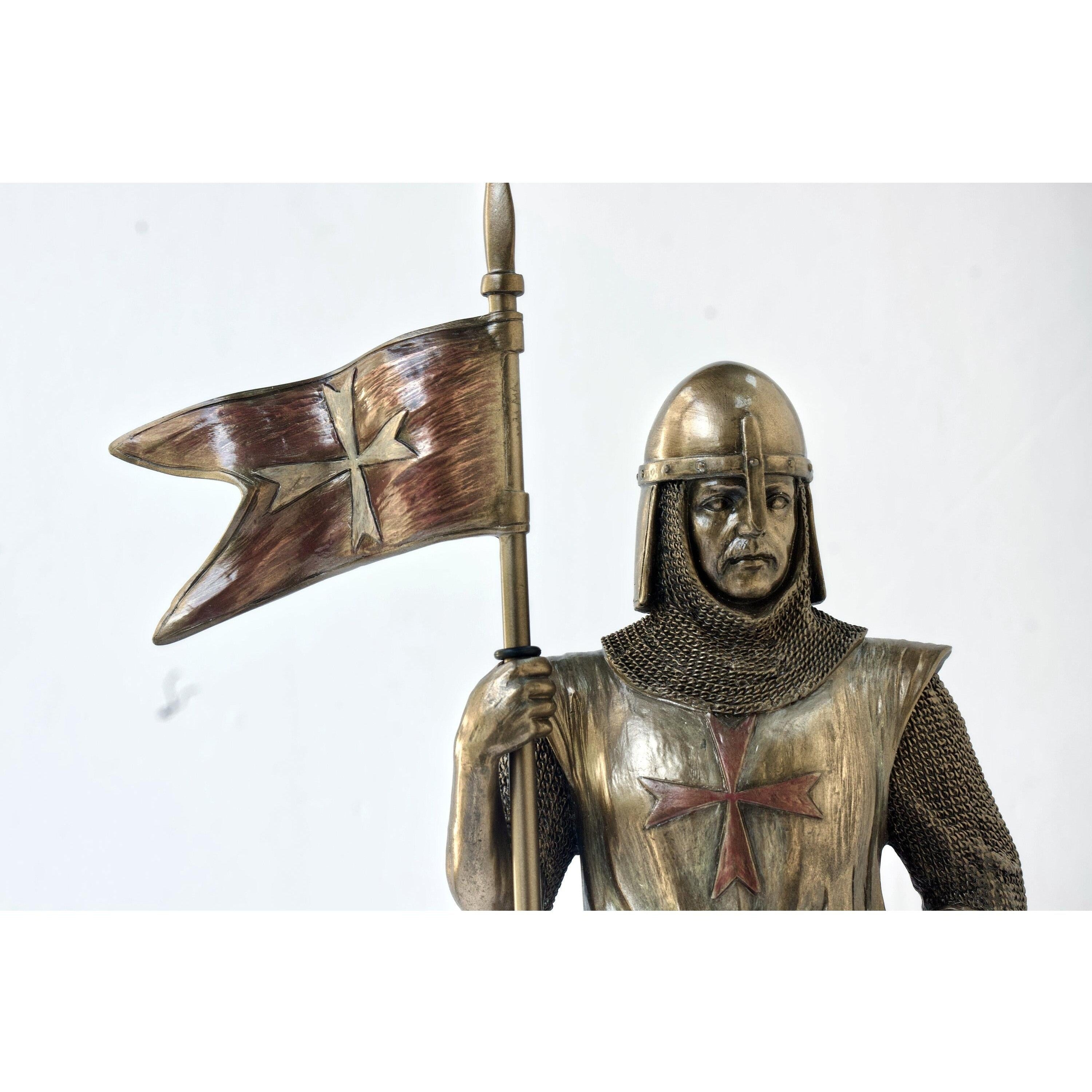Knight with flag | Figurines & Statues | Home Decor | Handcrafted