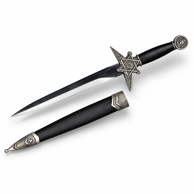 Masonic Dagger - Antique Silver | Handcrafted Decor | Unique Home