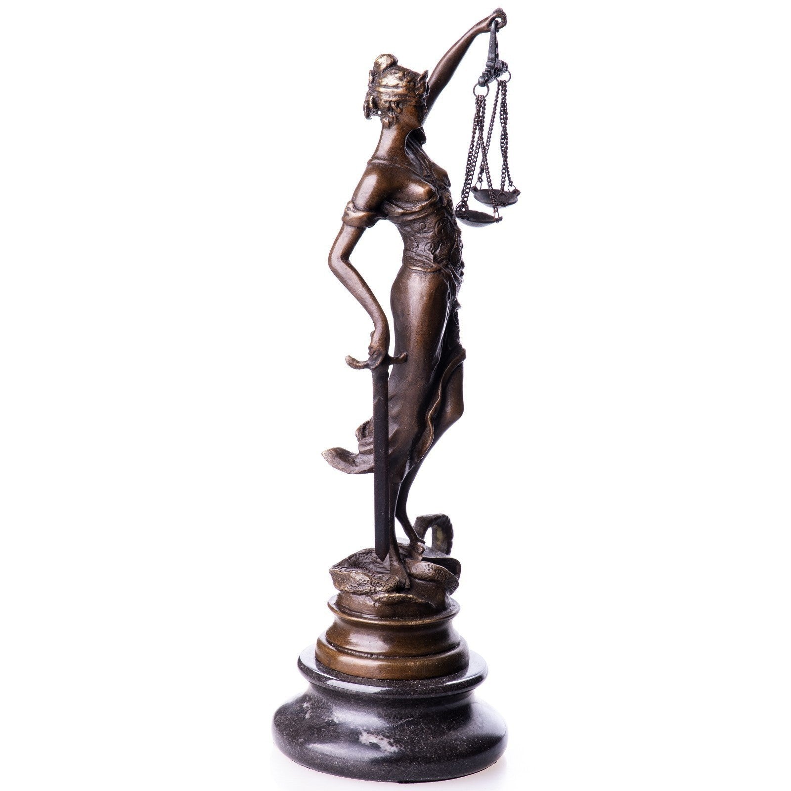 Lady Justice Bronze Sculpture | Mythology & Deity Sculptures