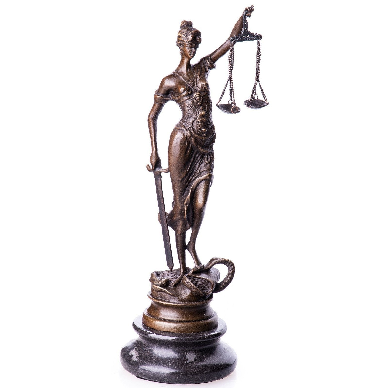 Lady Justice Bronze Sculpture | Mythology & Deity Sculptures