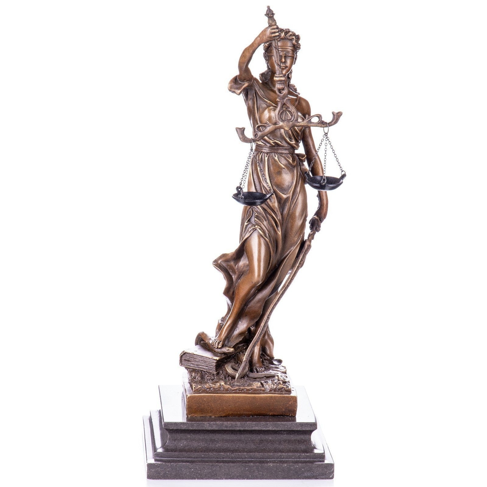 Lady Justice Bronze Sculpture | Mythology & Deity Sculptures