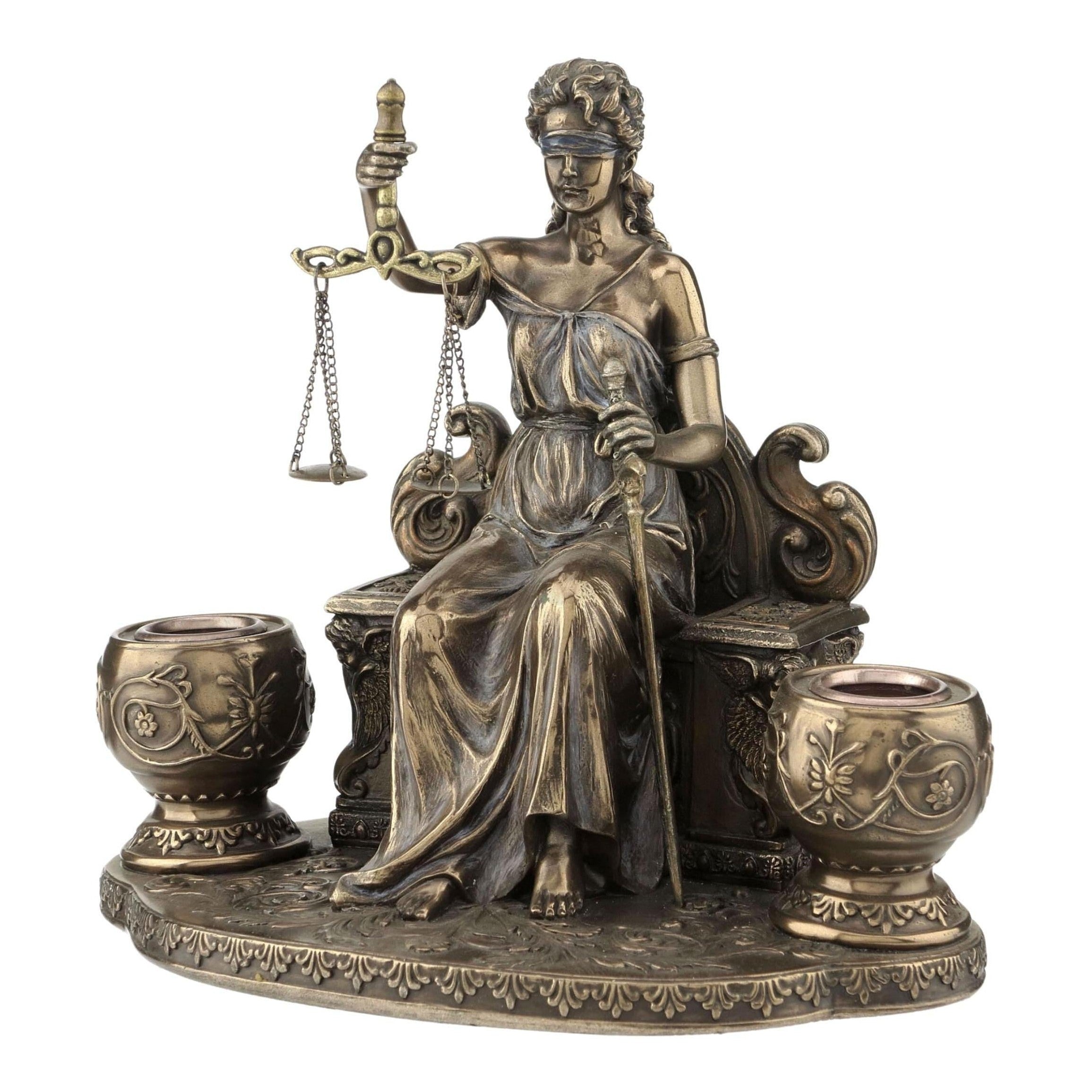 Lady Justice Candle Holder | Lighting | Home Decor | Handcrafted