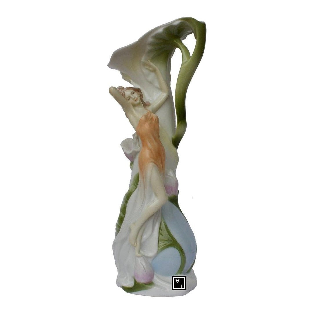 Lady on Tulip Vase | Vases & Bowls | Home Decor | Handcrafted