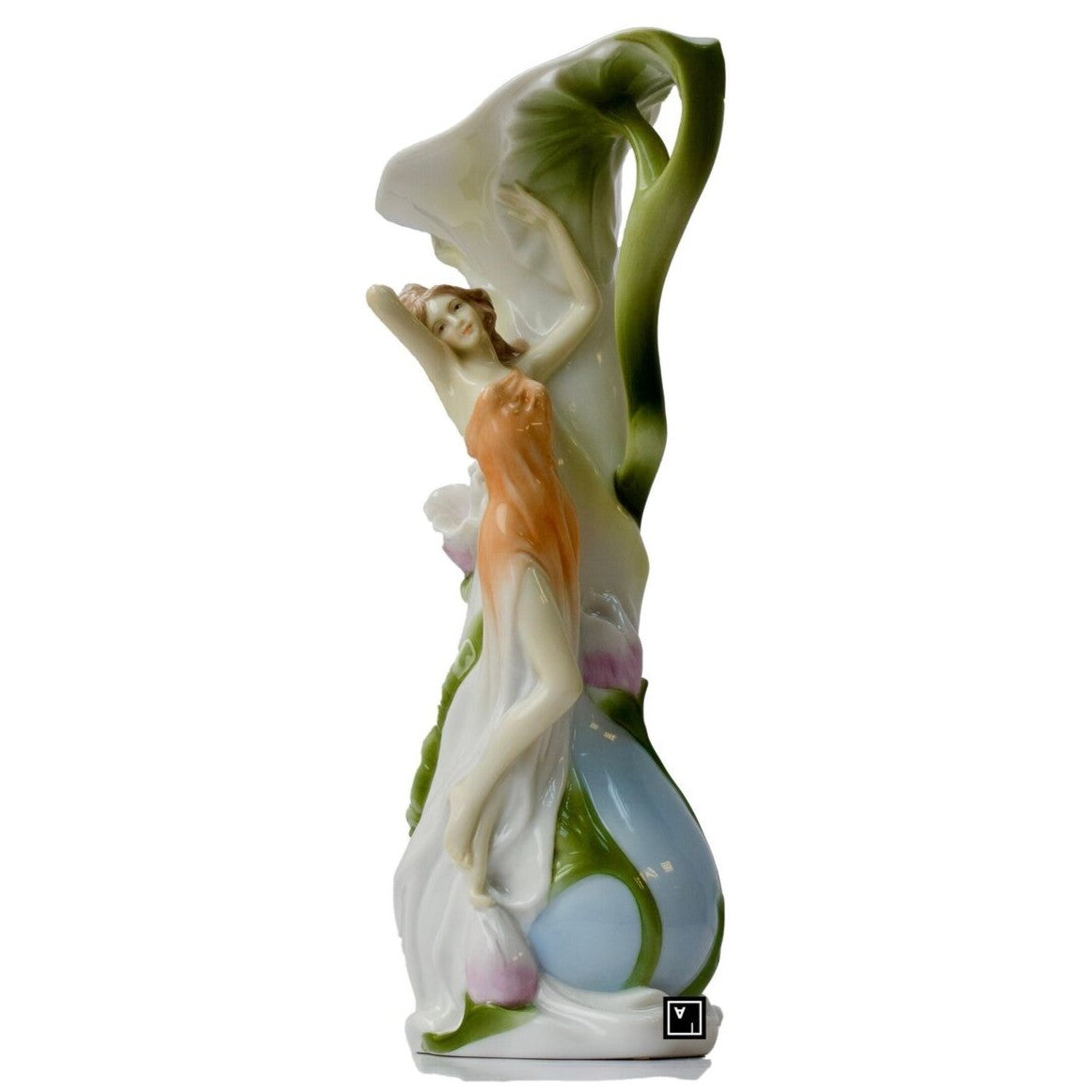 Lady on Tulip Vase | Vases & Bowls | Home Decor | Handcrafted