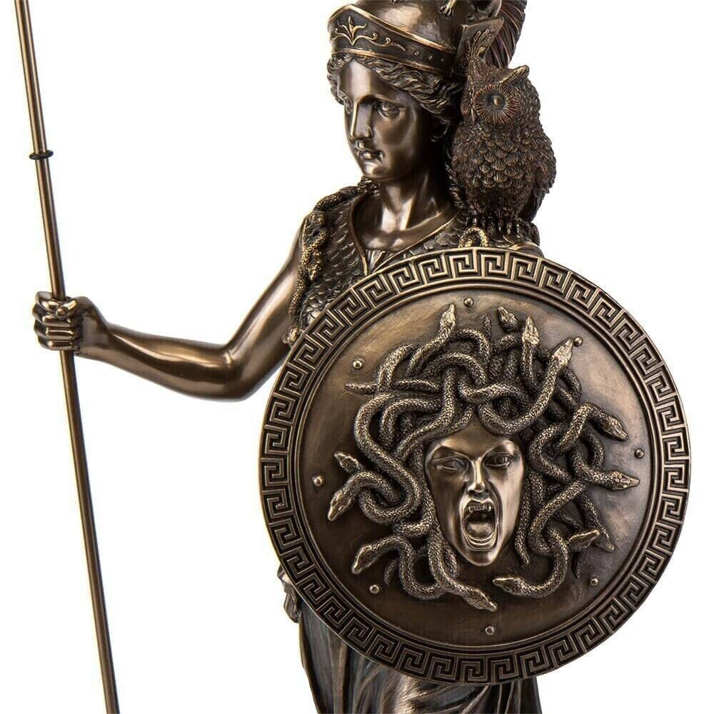 Large (20 Inc) Athena Standing with Spear Statue | Sculpture
