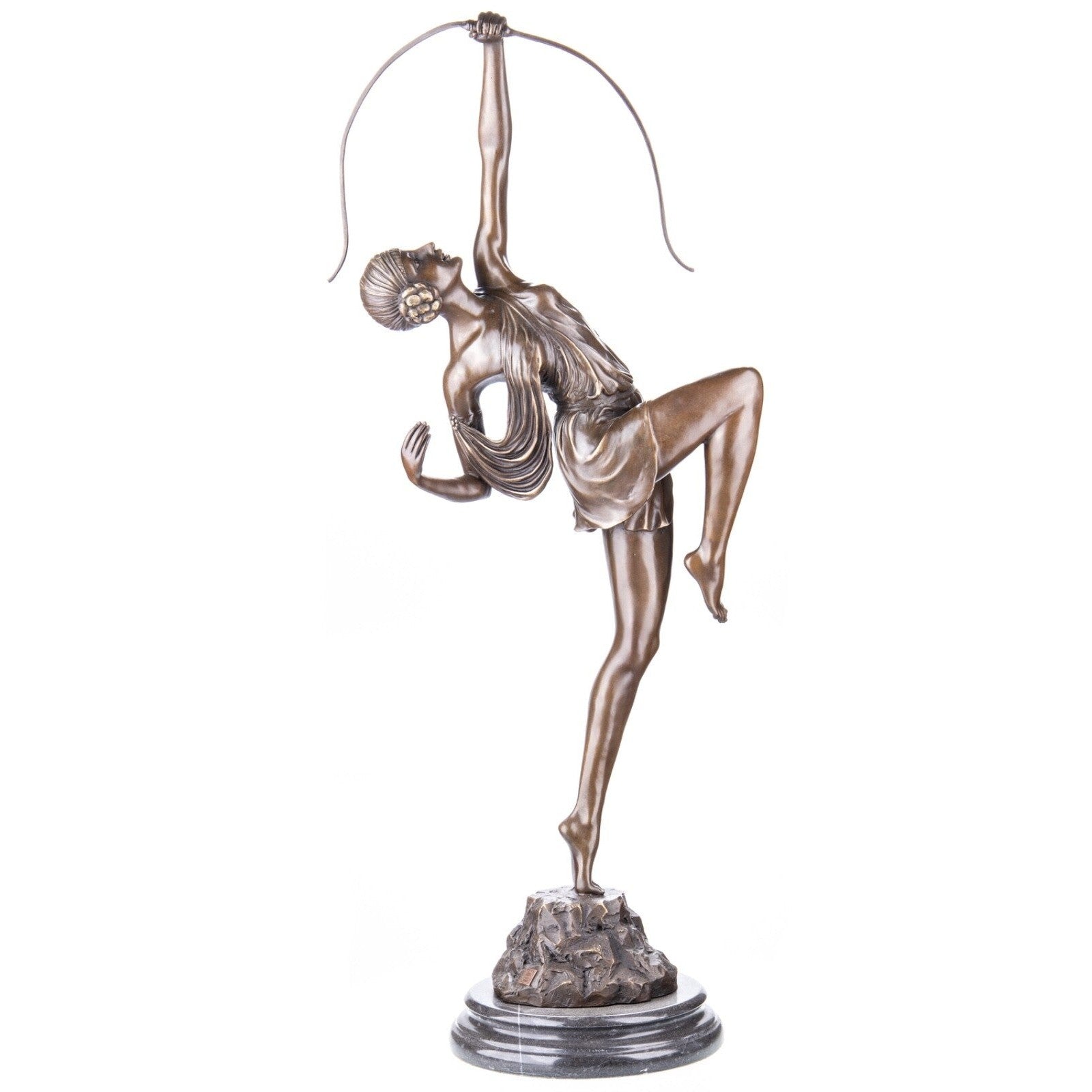 Large Art Deco Diana Bronze Sculpture | Mythology & Deity Sculptures