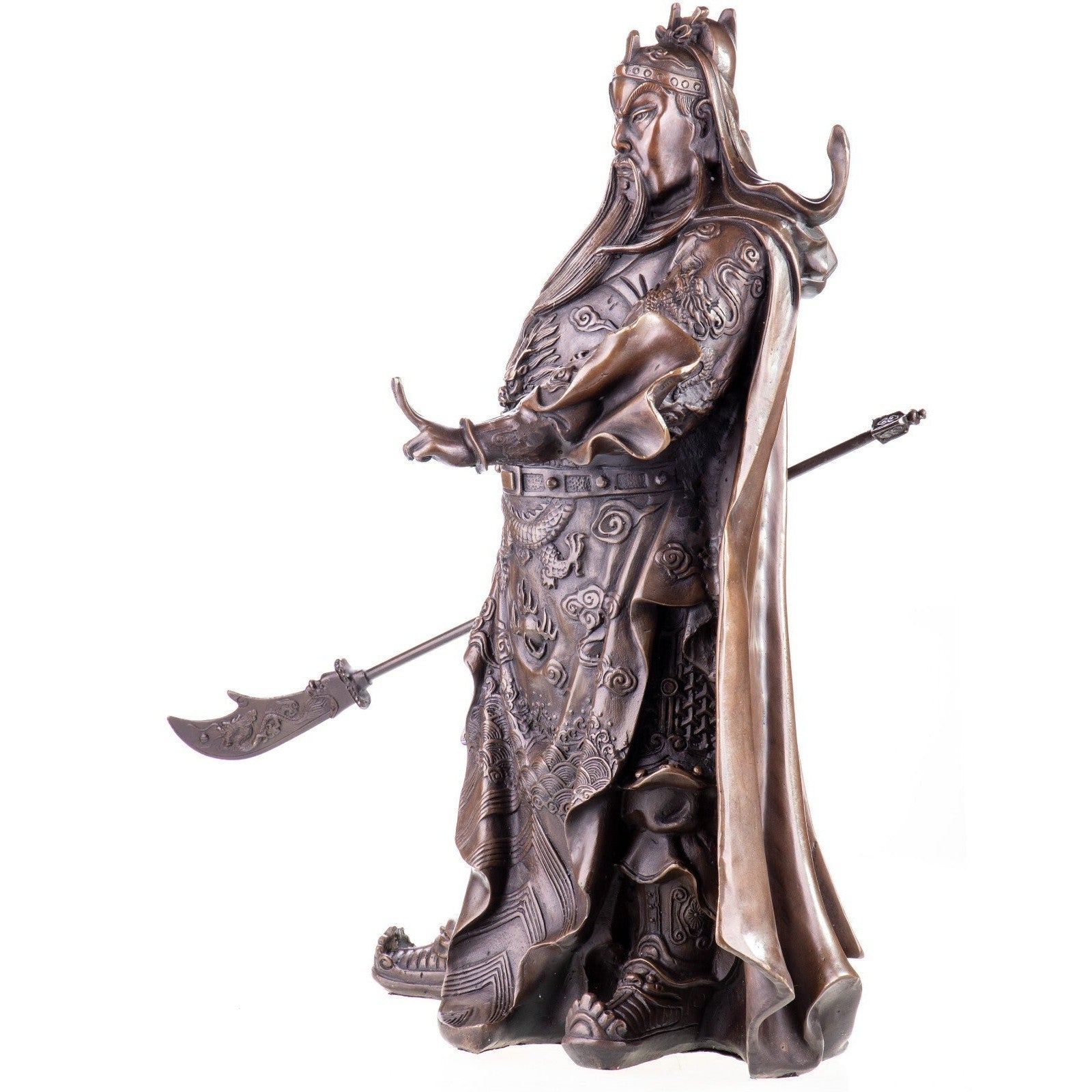 Large Bronze Guan Yu Statue | Mythology & Deity Sculptures