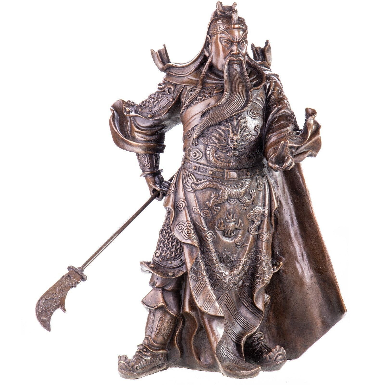 Large Bronze Guan Yu Statue | Mythology & Deity Sculptures