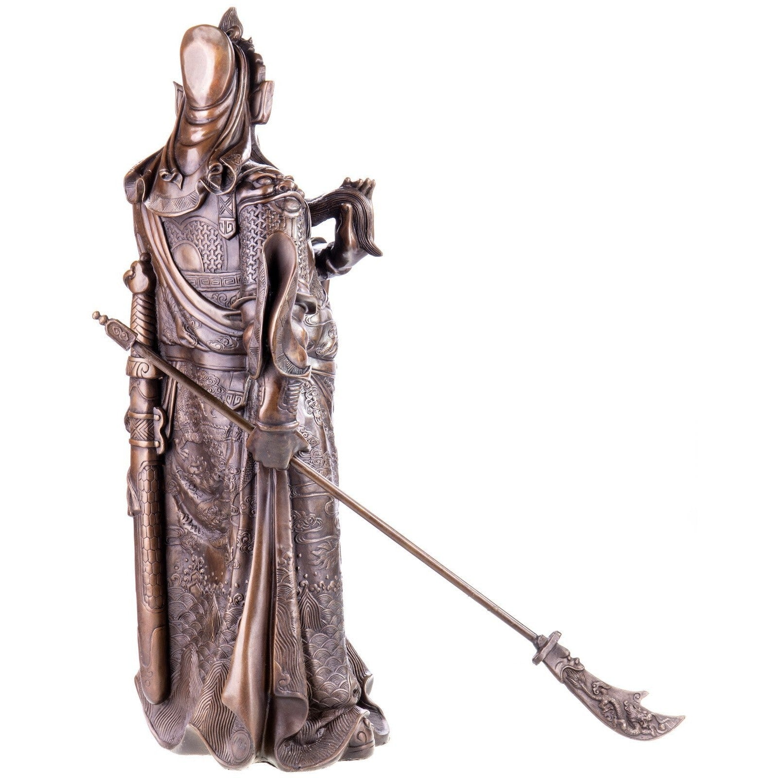 Large Bronze Sculpture of Guan Yu | Mythology & Deity Sculptures