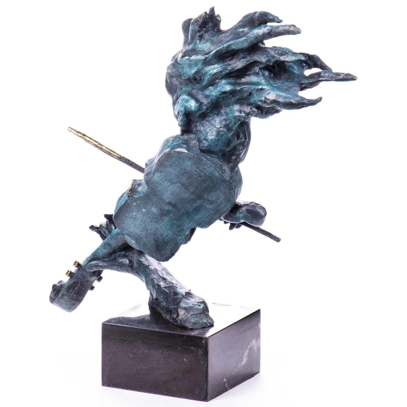 Large Bronze Violinist Sculpture | Dancer & Performance Sculptures
