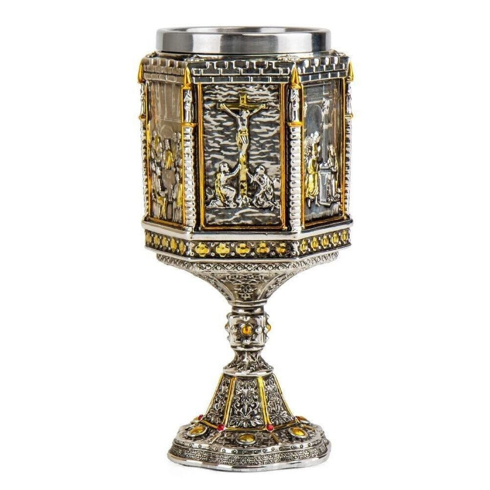 Life of Jesus Kiddush Shabbat cup Chalice (Stainless Steel Tumbler)